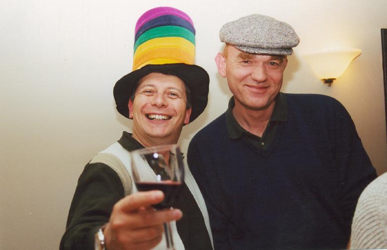 S_FrenchMenDrinkWineWearingHats-TM,JK.jpg
